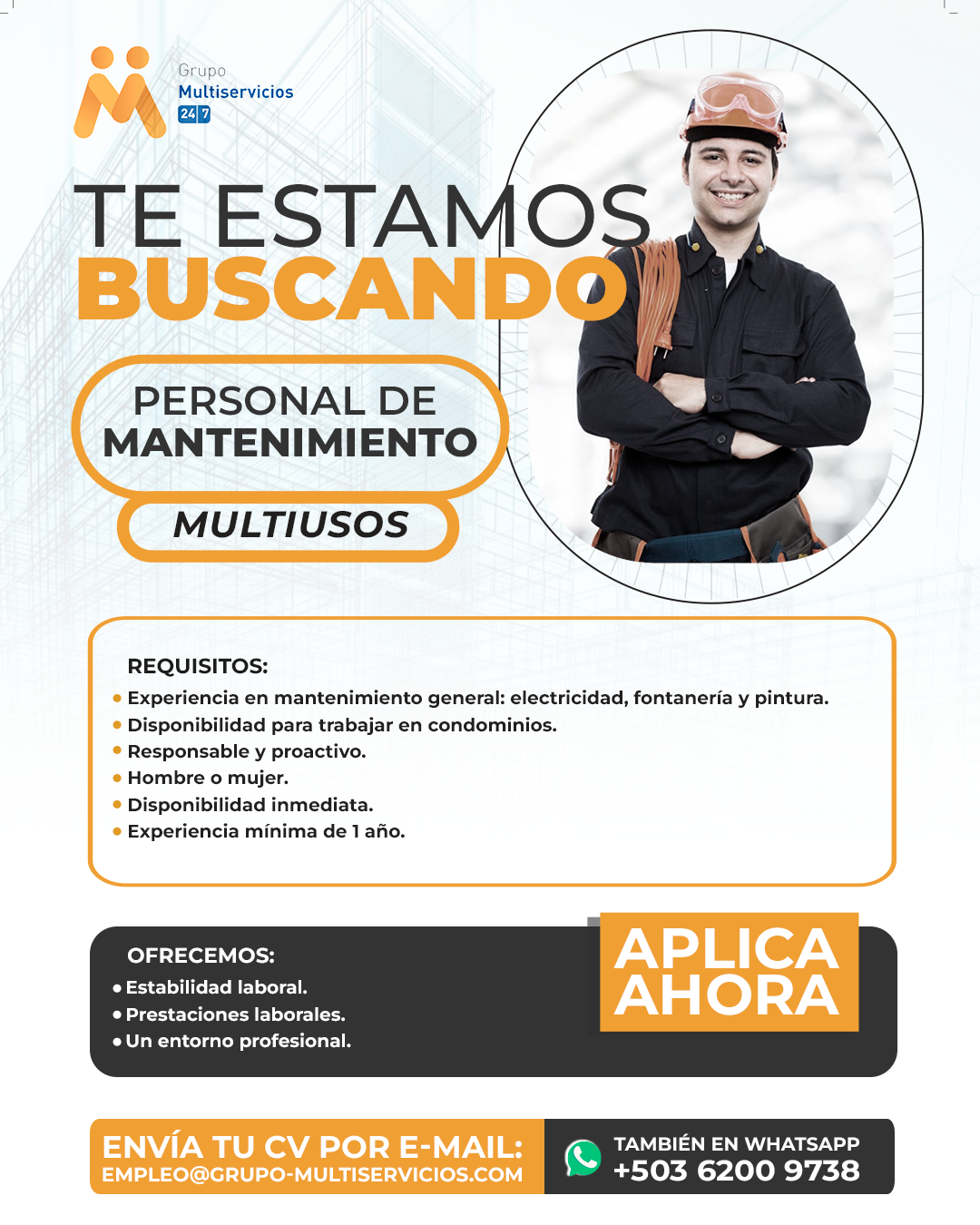 Personal de mantenimiento